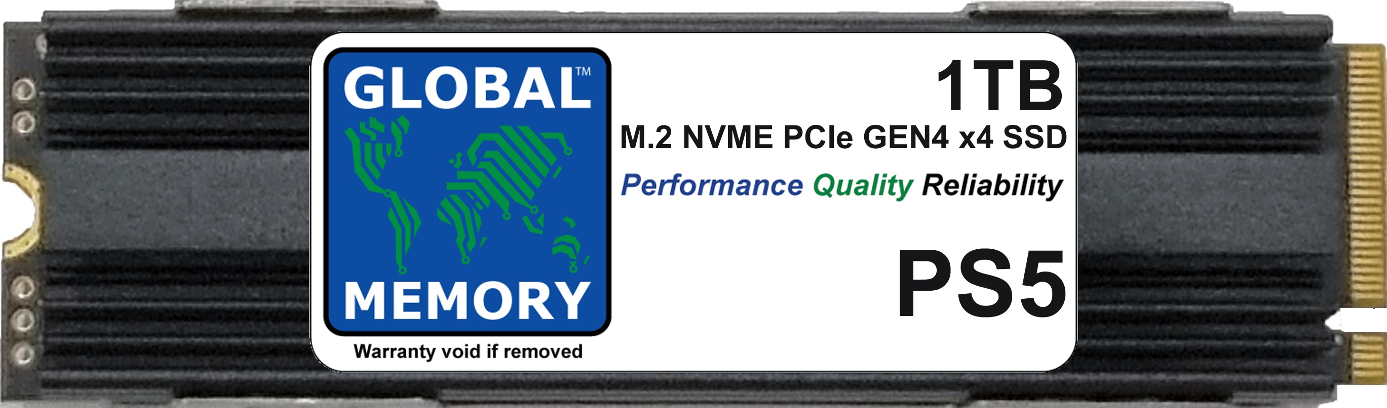 1TB M.2 2280 PCIe Gen4 x4 NVMe SSD WITH DRAM + HEATSINK FOR PLAYSTATION 5 (PS5) - Click Image to Close